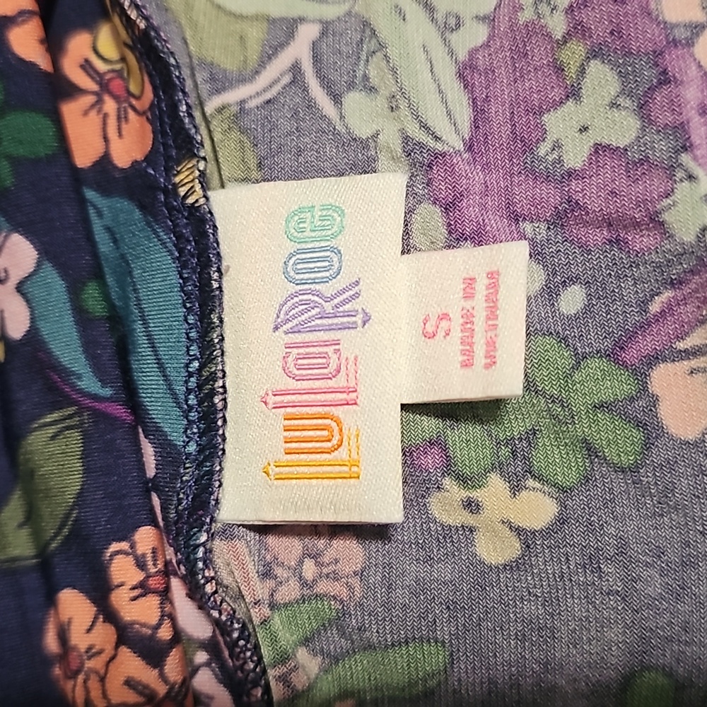 Blue Floral LuLaroe Maxi Skirt - Picture 3 of 3